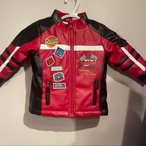 Lightning mcqueen (cars) leather jacket 2t